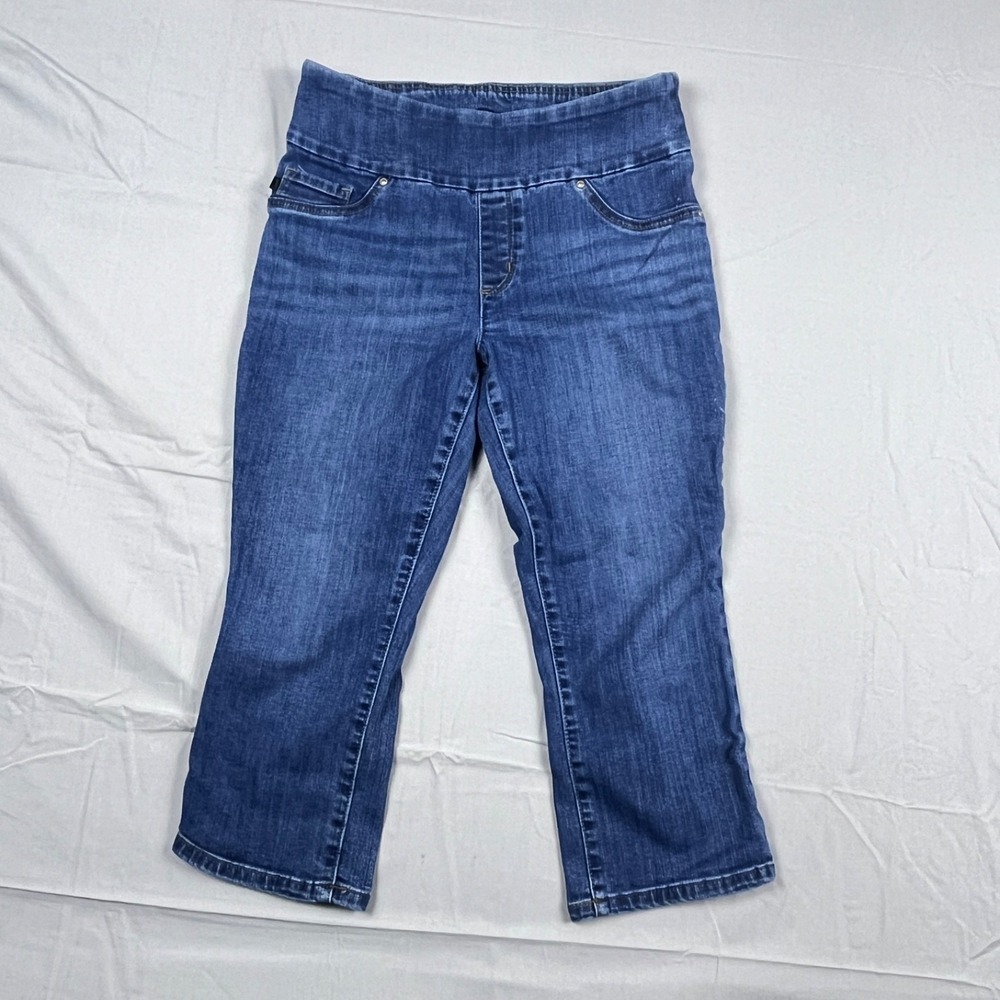 Lee Sculpting Jeans Womens 6 Blue Denim Cotton Slim Fit Mid Rise Whiskers Detail